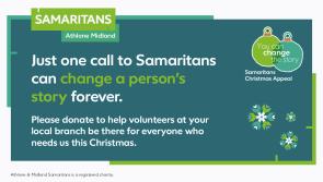Samaritans in Athlone & Midlands Branch are here for you this Christmas 