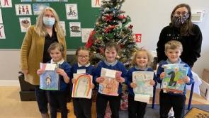 Prizes presented to Longford pupils for 'Covid-19 Heroes' art competition