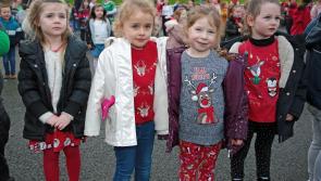 GALLERY | Great excitement as Santa visits Gaelscoil Longfoirt