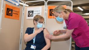 Leitrim nurse administers first dose of Pfizer BioNTech COVID-19 vaccine at Sligo University Hospital