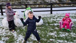 Snowy Longford Gallery 3: Wonderful children of Teach Leanbh, Ballinalee enjoying the snow