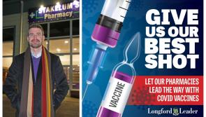 Local pharmacist Seanie Stakelum backs #BestShot campaign as  'a no-brainer'