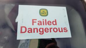 N7 driver's first mistake was leaving this NCT sticker on their vehicle...