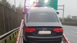 Gardai seize car after clocking uninsured motorist well above speed limit in dangerous conditions
