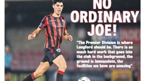 Longford Town star Joe Manley delighted club 'are back where they should be' 