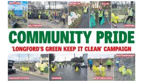 PICTURES | Longford rallies against litter louts in 'Longford's Green Keep It Clean' campaign