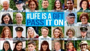 Longford  lighting up  in support of Organ Donor Awareness Week 