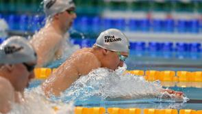 Another first for Longford’s Darragh Greene in the 200m Breaststroke final 
