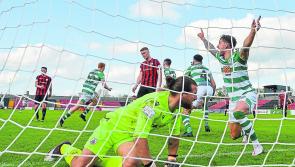 Late, late goal heartbreak for Longford Town as Shamrock Rovers snatch win
