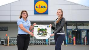Lidl Longford customer bags top prize in sustainability colouring competition