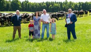 Longford farm family wins big in  Lakelands milk quality awards