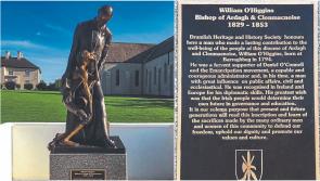 Dedication of Bishop William O’Higgins statue in Drumlish