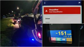 Gardaí in Longford arrest disqualified speeding driver who also had cannabis in car