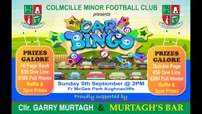 Prizes galore at Colmcille minor football club Car Bingo in Aughnacliffe on Sunday 