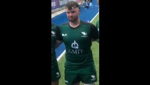 Young Ballymahon rugby player lines out with Connacht