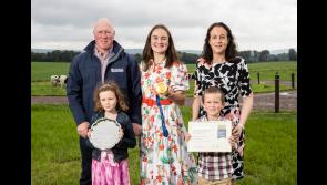 Golden girl Kellie Harrington presents national award to Longford farm family