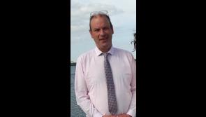 Members of Arva GAA  and Sligo Yacht clubs pay tribute to the late Gerry Brady 