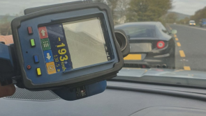 Motorist arrested after Gardai catch car driving almost 200kph in 100kph zone