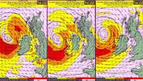 WATCH: Met Eireann forecasts the path of Storm Barra as it tracks towards Ireland with severe gusts forecast