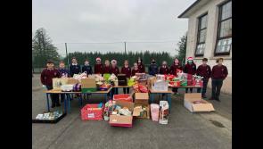 Longford pupils organise Christmas food collection for St Vincent de Paul