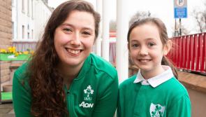 Irish rugby star raises Tullamore school's fifth Green Flag