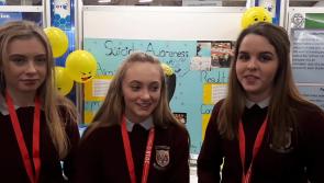 Watch: Longford students spread suicide awareness message at BT Young Scientist Exhibition