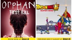 Orphan First Kill and Dragon Ball Super Heroes hit Omniplex Longford this week - news and trailers