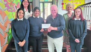 Longford National school make charity presentation