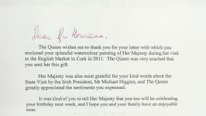 Longford man Pat paints a glowing picture of Queen Elizabeth