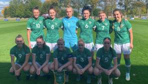 Longford’s Melissa O’Kane in European U-19 Championship action for Republic of Ireland 