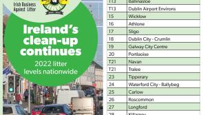 Judges express concern over 'heavily littered main shopping street' as Longford slides in IBAL Anti-litter League