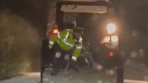 Twitter users praise Garda for gritting dangerous roads from back of trailer