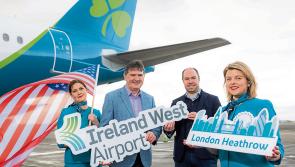   New daily London Heathrow service at Ireland West Airport  