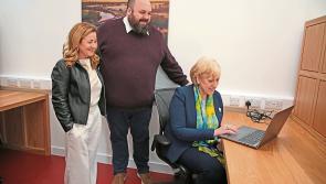 Royal Longford welcome for Rural Affairs Minister to Abbeyshrule Yard Hub