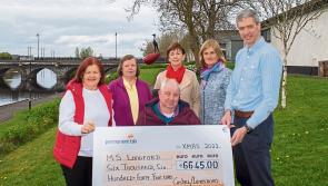 Longford fundraisers donate €6,645 from Multiple Sclerosis Christmas Day Run 