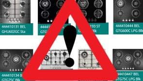 'Risk of death' - People urged to stop using faulty gas hob appliances sold in Ireland