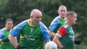 Leitrim/Longford Masters in action against Armagh