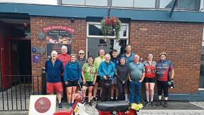 South Longford cyclists raise €5,000 in support of Phyllis Baker’s ABI Ireland fundraising efforts