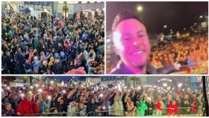 WATCH | Nathan Carter treats thousands of rain soaked  Longford Summer Festival revellers to a rousing rendition of Wagon Wheel