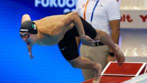 Longford’s Darragh Greene just misses out on a place in the 100m Breaststroke semi-finals at the World Aquatics Championships 
