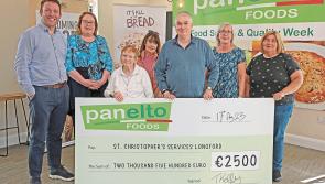 Longford's Panelto Foods support local charities