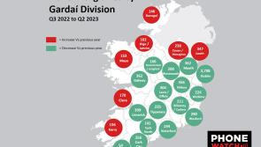 Burglaries decrease by 12% in Longford / Roscommon
