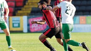 Longford Town away to Athlone in the final game of the season

