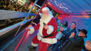 Santa switches on the Longford Town Christmas lights