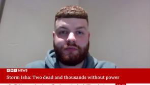 WATCH: Midlands man describes horror Storm Isha flight to BBC news - 'it was very scary'