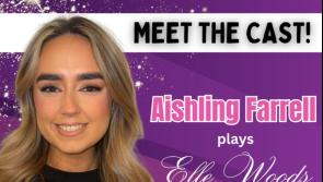 Aishling Farrell  the leading lady in St Mel's Longford musical 'Legally Blonde' 