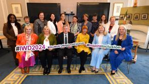 Longford County Council member attends unveiling of female representation artwork