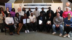 Members of asylum seeker community in Longford complete healthcare training