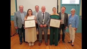 Longford singer Erin Ross and athlete Fiona Gettings honoured in Granard