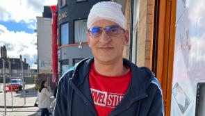 Restaurant worker very thankful he was not seriously injured in Longford blaze